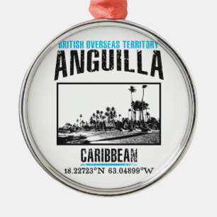 Anguilla Julgransprydnad Metall