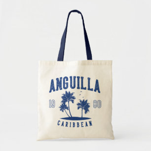 Anguilla Karibisk Palmträd 1980 Tygkasse