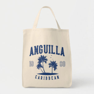 Anguilla Karibisk Palmträd 1980 Tygkasse