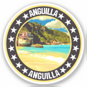 Anguilla Klistermärken