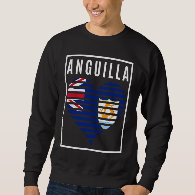 Anguilla Lång Ärmad Tröja (Framsida)