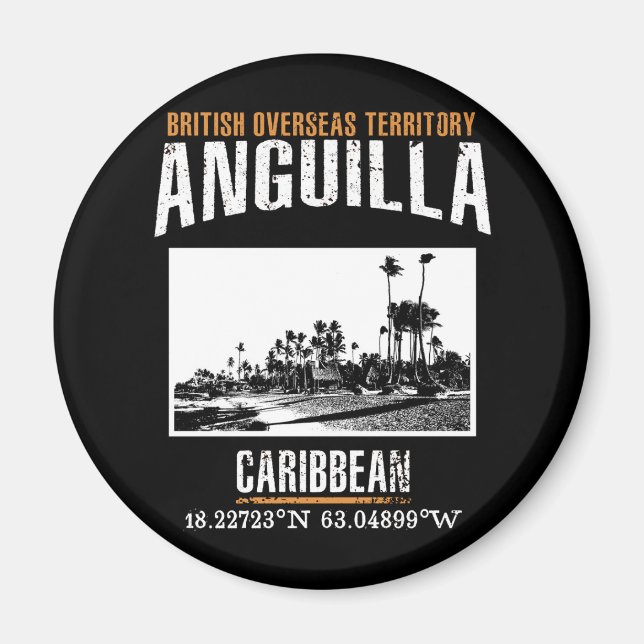 Anguilla Magnet (Framsidan)