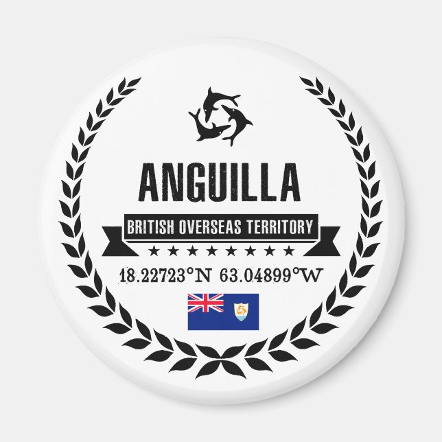Anguilla Magnet (Framsidan)