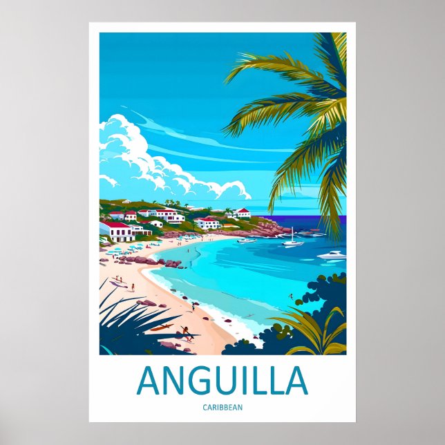 Anguilla National Poster Park Vintage Skid Reor (Framsidan)