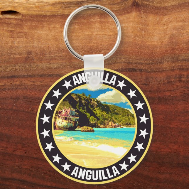 Anguilla Nyckelring (Framsida)
