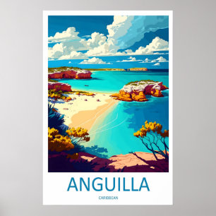 Anguilla Resa Skidposter Park Vintage National Poster