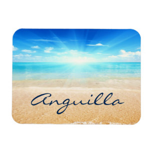 Anguilla soluppgång magnet