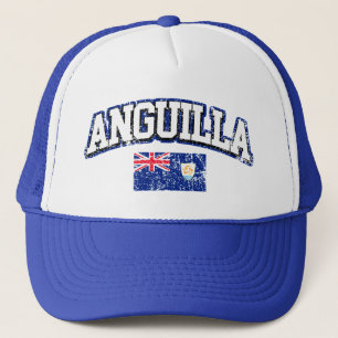 Anguilla Vintage Flagga Keps