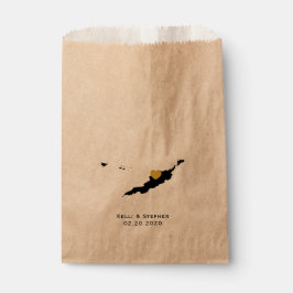 Anguilla Wedding Favor Treat Sacks, Karta Gift Bag