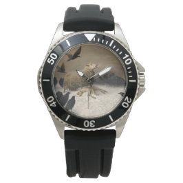 Anguish: Får med en död lamm Armbandsur