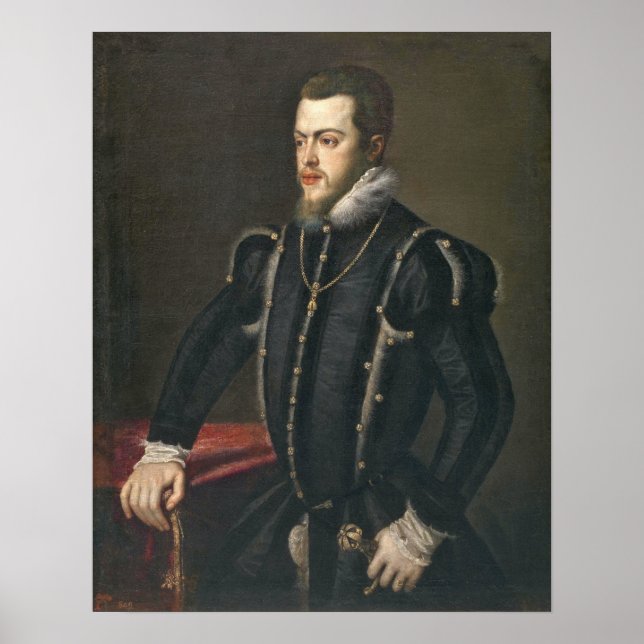 Anguissola - Felipe II (Alcázar of Segovia) Poster (Framsidan)