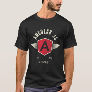 Angular.js-vintage för programmerare tee shirt