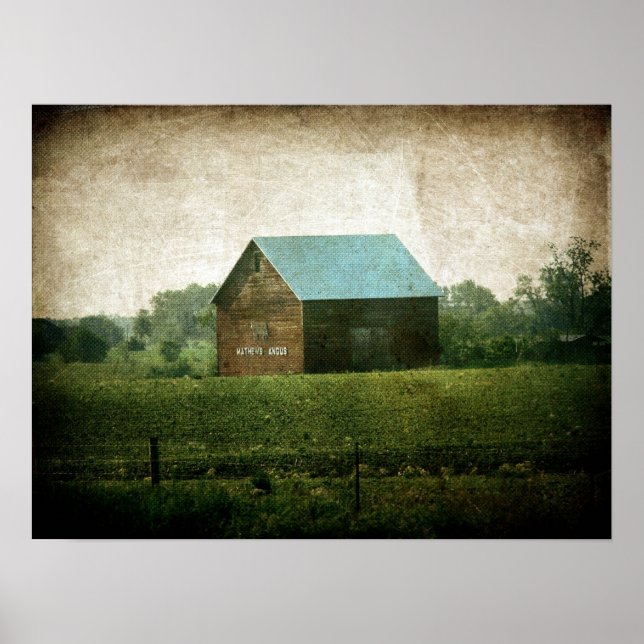 Angus Barn Poster (Framsidan)