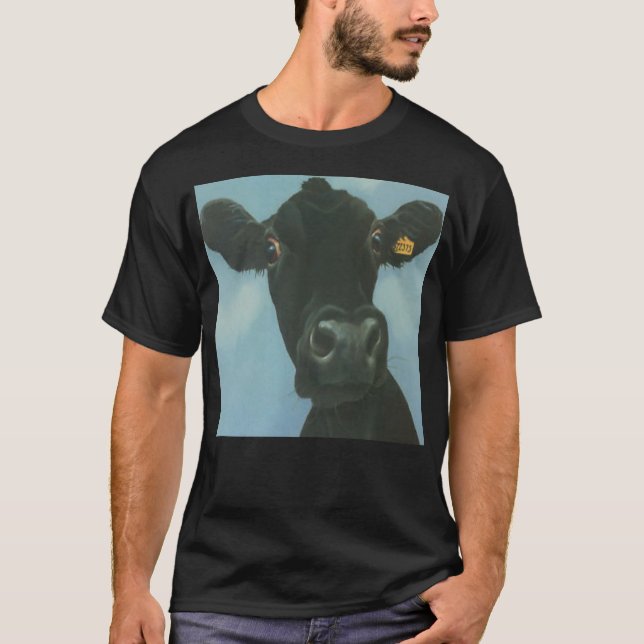 Angus Cow - Angus Cattle - Angus Beef - Cute Cow T Shirt (Framsida)