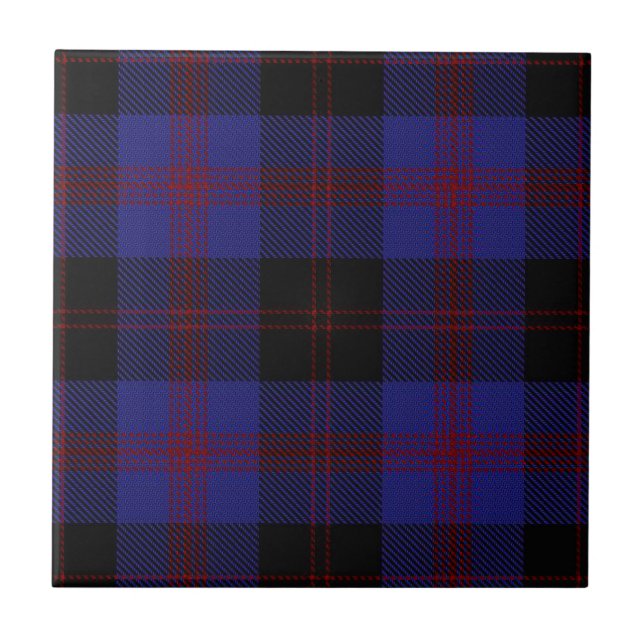 Angus District Tartan Kakelplatta (Framsidan)