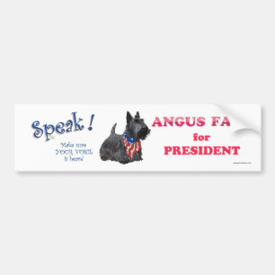 Angus Fala för PRESIDENT Bildekal