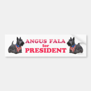 Angus Fala för PRESIDENT Bildekal