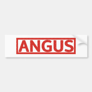 Angus frimärke bildekal