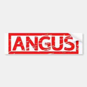 Angus frimärke bildekal