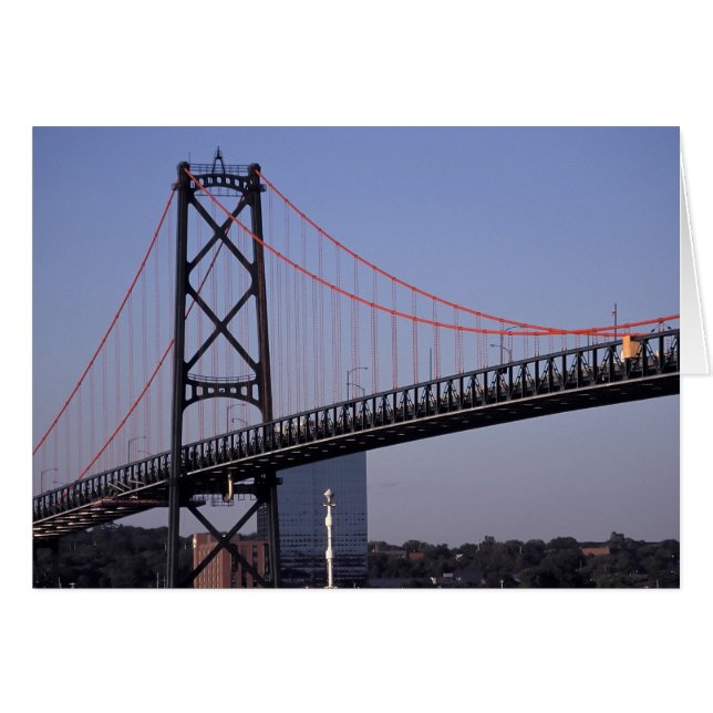 Angus L Macdonald Bridge, Halifax, Nova 2 -> Angus Hälsningskort (Framsidan Horizontal)
