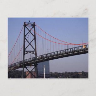 Angus L Macdonald Bridge, Halifax, Nova 2 Vykort