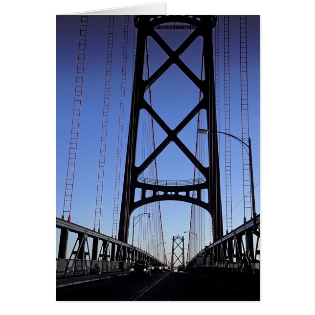 Angus L Macdonald Bridge, Halifax, Nova Hälsningskort (Framsidan)