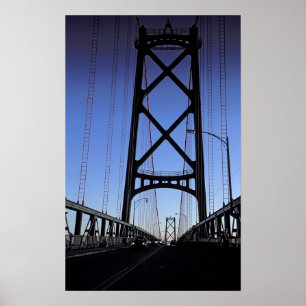 Angus L Macdonald Bridge, Halifax, Nova Poster