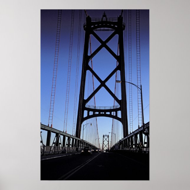 Angus L Macdonald Bridge, Halifax, Nova Poster (Framsidan)