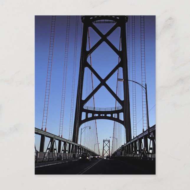 Angus L Macdonald Bridge, Halifax, Nova Vykort (Framsida)