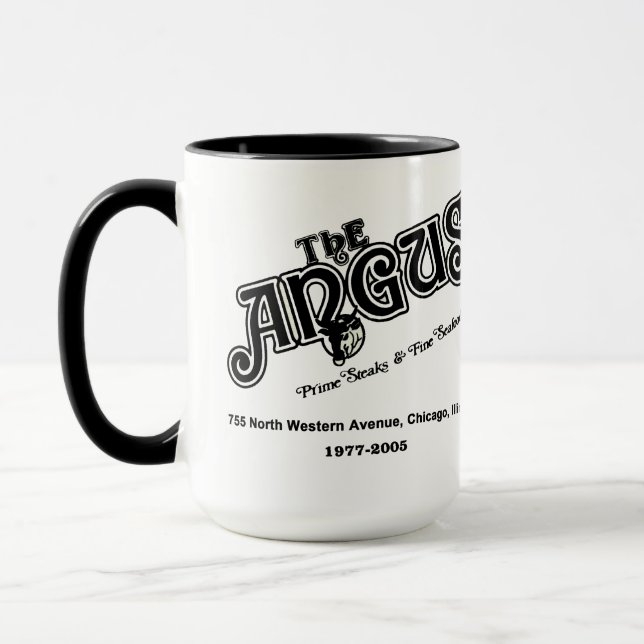 Angus Restaurant, Chicago, IL Mugg (Vänster)