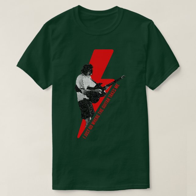 ANGUS YOUNG ACDC T SHIRT (Design framsida)