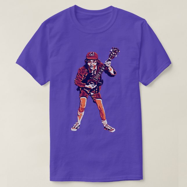 ANGUS YOUNG HÖG SPÄNNING T SHIRT (Design framsida)