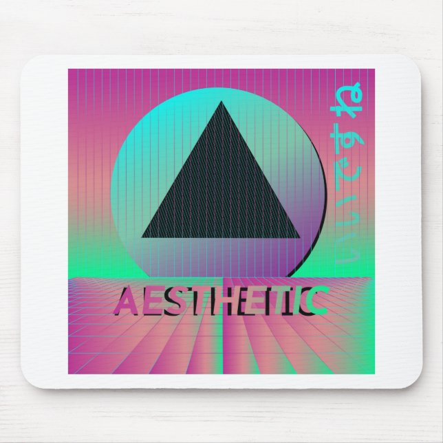 ångvågsestetik musmatta (Framsidan)
