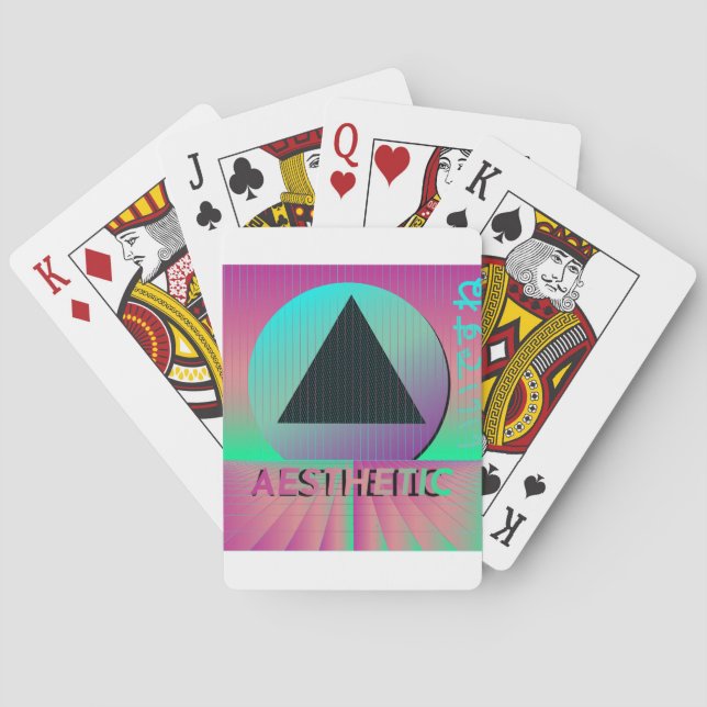 ångvågsestetik spel kort (Baksidan)