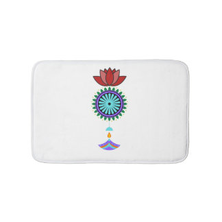 Anhänger spirituell mit Lotusblüte Badrumsmatta