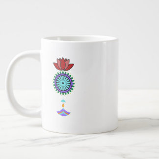Anhänger spirituell mit Lotusblüte Jumbo Mugg