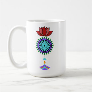Anhänger spirituell mit Lotusblüte Kaffemugg