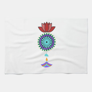 Anhänger spirituell mit Lotusblüte Kökshandduk
