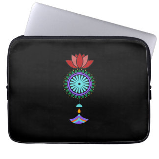 Anhänger spirituell mit Lotusblüte Laptop Fodral