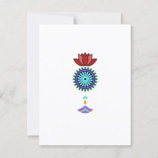 Anhänger spirituell mit Lotusblüte Vykort