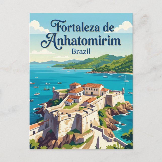 Anhatomirim Brasilien Vykort (Framsida)