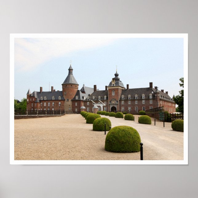 Anholt Castle, Münsterland, Tyskland Poster (Framsidan)
