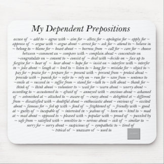 AnhörigPrepositions Mousepad Musmatta