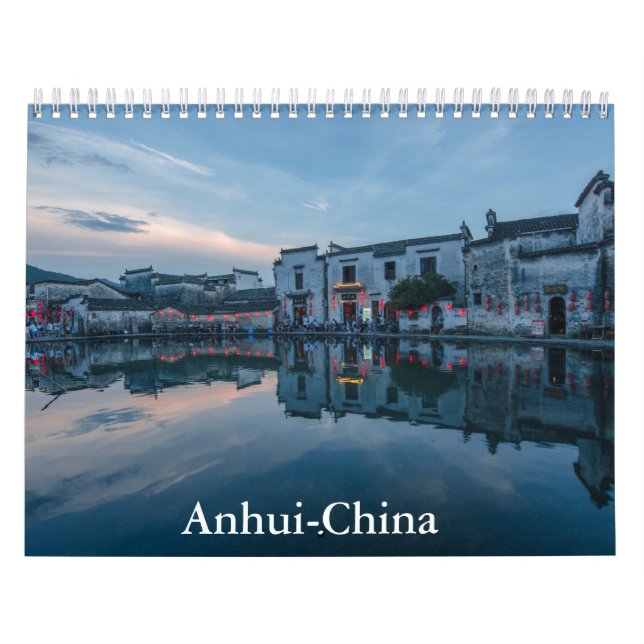 Anhui-China-kalender Kalender (Omslag)