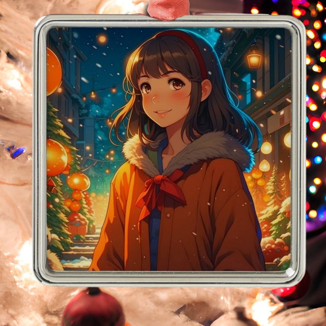 Ani-mazing jul Anime Pun Julgransprydnad Metall (Skapare uppladdad)