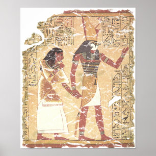 Ani och Horus bok av deadna Poster