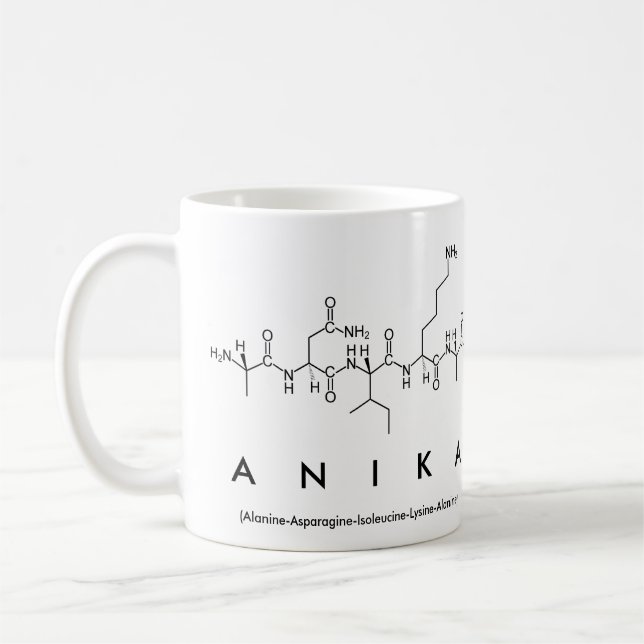 Anika peptide namn mugg (Vänster)