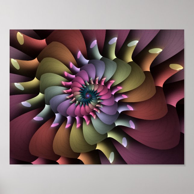 Anima Aura Colorful Psychedelic Poster (Framsidan)