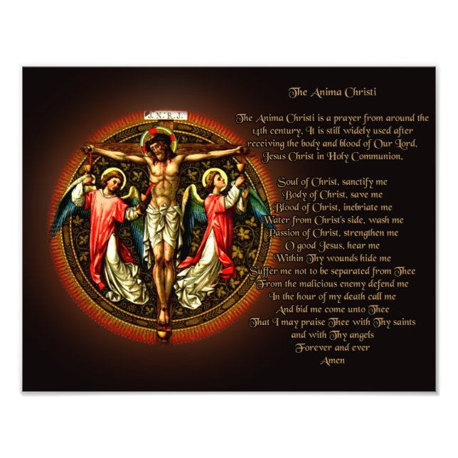 Anima Christi Fototryck (Framsidan)