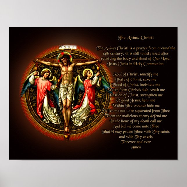 Anima Christi Poster (Framsidan)